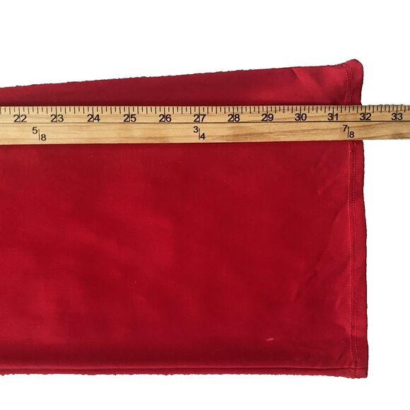 Vintage Y2K Hi Sense Halter Neck Flared Jumpsuit M Red Stretch Glam Festive - Picture 10 of 14